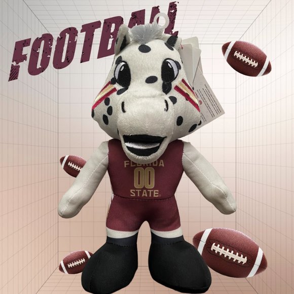 FSU Florida State University Mascot Cimarron Plush Toy Seminoles 11" Tall NWT - Picture 2 of 6